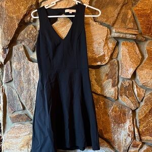 LOFT Black Backless Dress